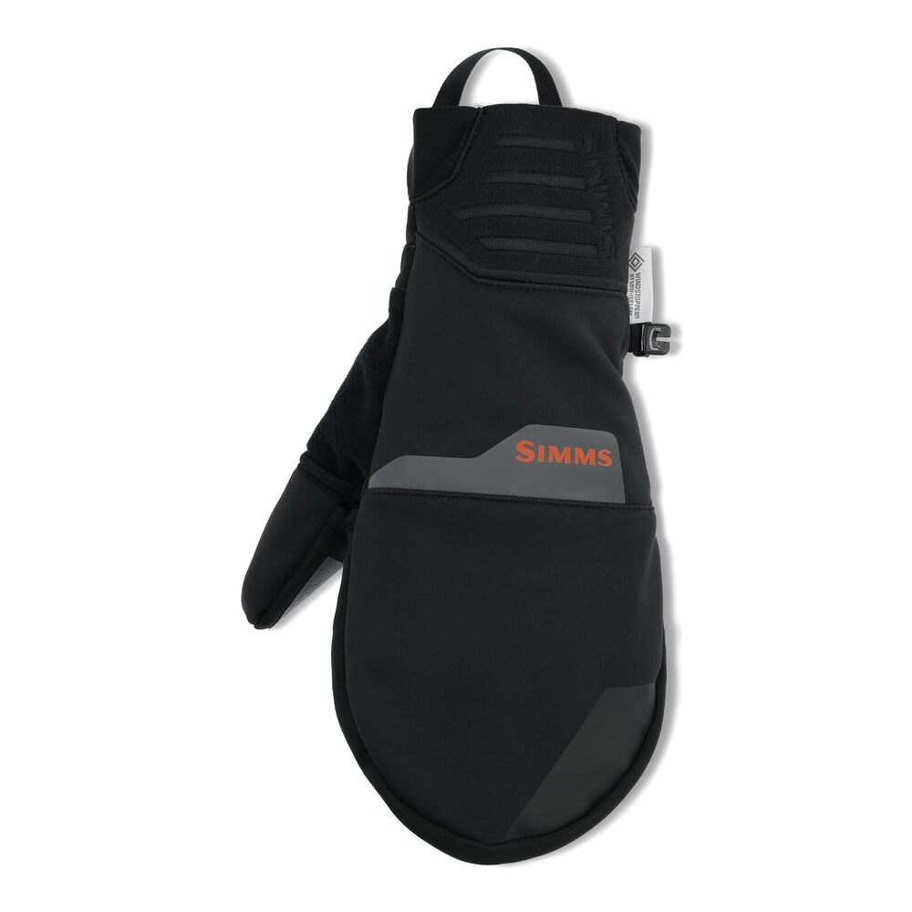 9622 Windstopper Foldover Mitt- Black